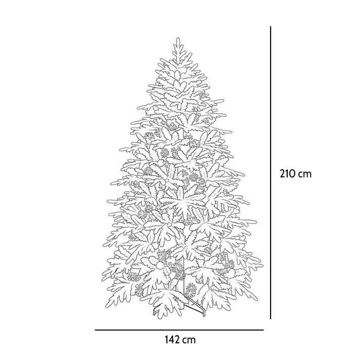 Albero di Natale innevato - Les Deux Alpes