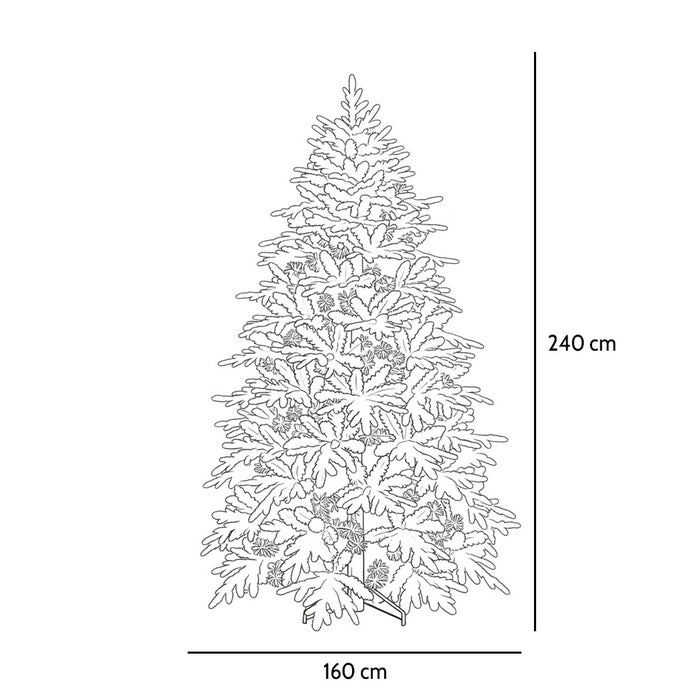 Albero di Natale innevato - Les Deux Alpes