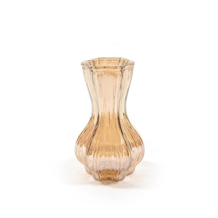 Vaso in vetro per decorazione natalizia