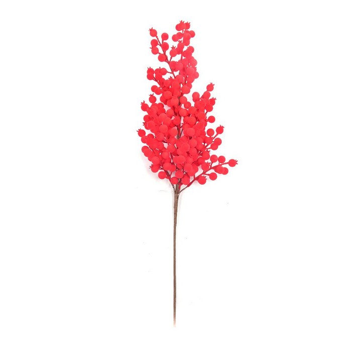 Pick natalizio con bacche rosse 70 cm