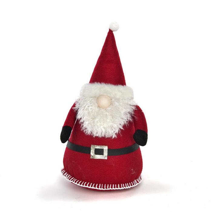 Fermaporta Babbo Natale in tessuto 36 cm
