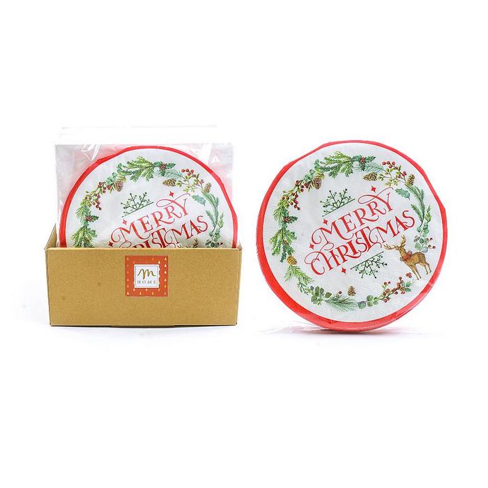 Confezione 15 tovaglioli natalizi