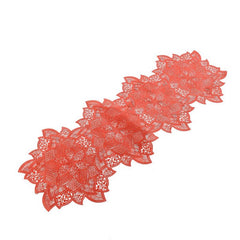 Runner natalizio ricamo in PVC 35x90 cm