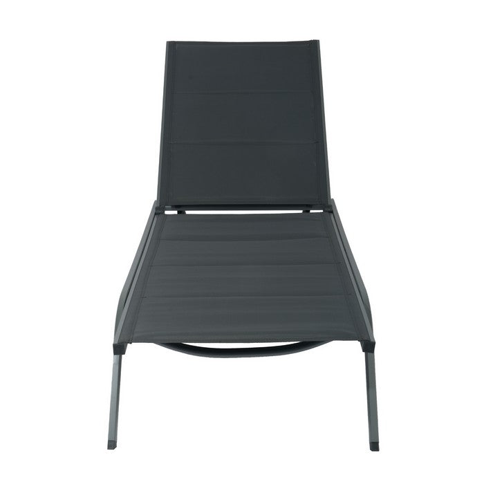 Set 2 lettini da giardino in metallo con schienale reclinabile e ruote - Serenity - BEST - 63955754910074
