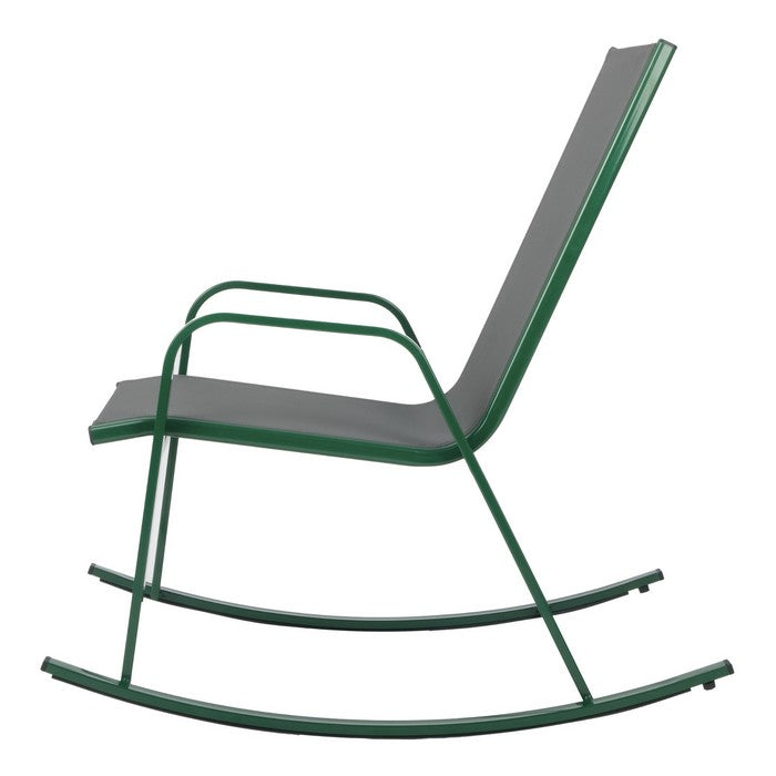 Set 2 poltrone a dondolo da giardino in metallo - Serenity - BEST - 63955763790202