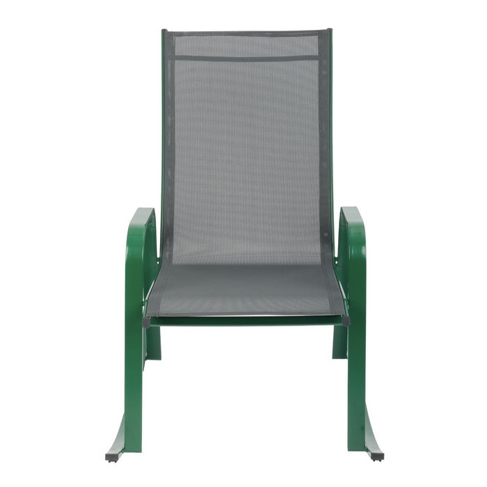 Set 2 poltrone a dondolo da giardino in metallo - Serenity - BEST - 63955763724666