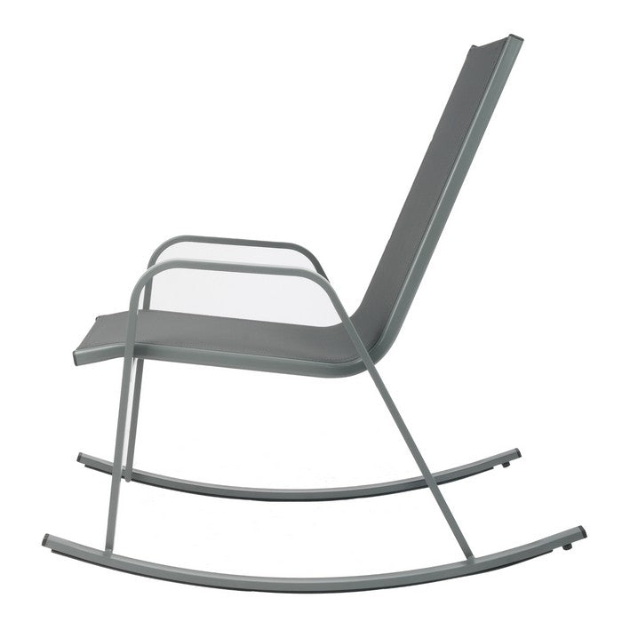 Set 2 poltrone a dondolo da giardino in metallo - Serenity - BEST - 63955763364218