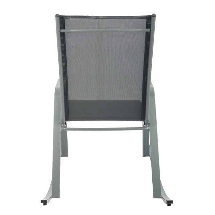 Set 2 poltrone a dondolo da giardino in metallo - Serenity - BEST - 63955763331450