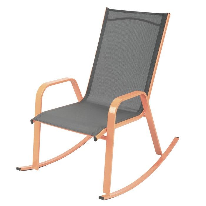 Set 2 poltrone a dondolo da giardino in metallo - Serenity - BEST - 63955763265914