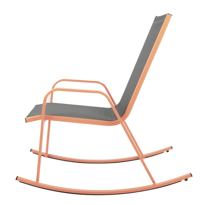 Set 2 poltrone a dondolo da giardino in metallo - Serenity - BEST - 63955763233146