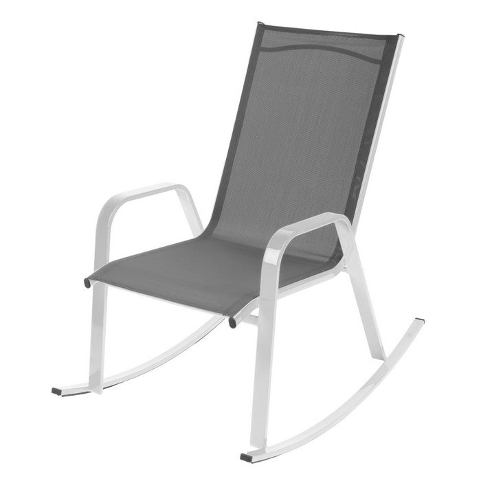 Set 2 poltrone a dondolo da giardino in metallo - Serenity - BEST - 63955763560826