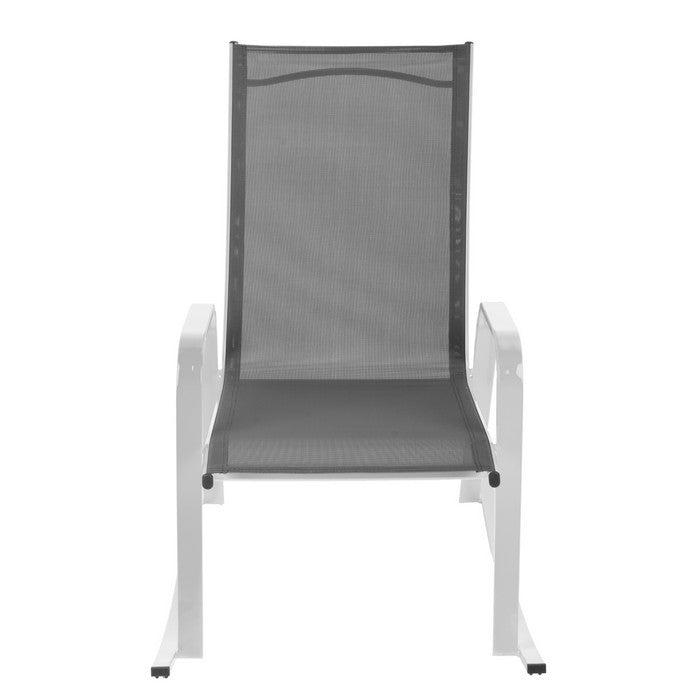 Set 2 poltrone a dondolo da giardino in metallo - Serenity - BEST - 63955763462522