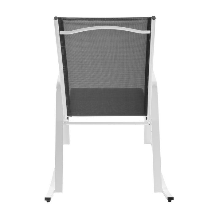 Set 2 poltrone a dondolo da giardino in metallo - Serenity - BEST - 63955763855738