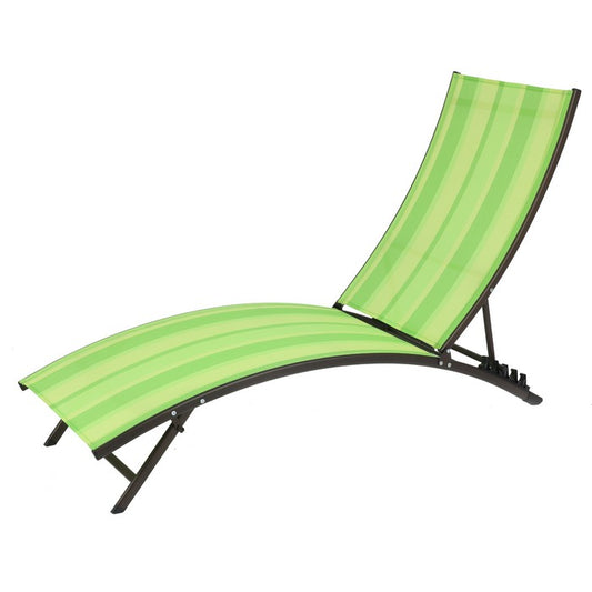 Set 2 lettini lounge da giardino in metallo con schienale reclinabile - Onda - BEST - 63755855888762