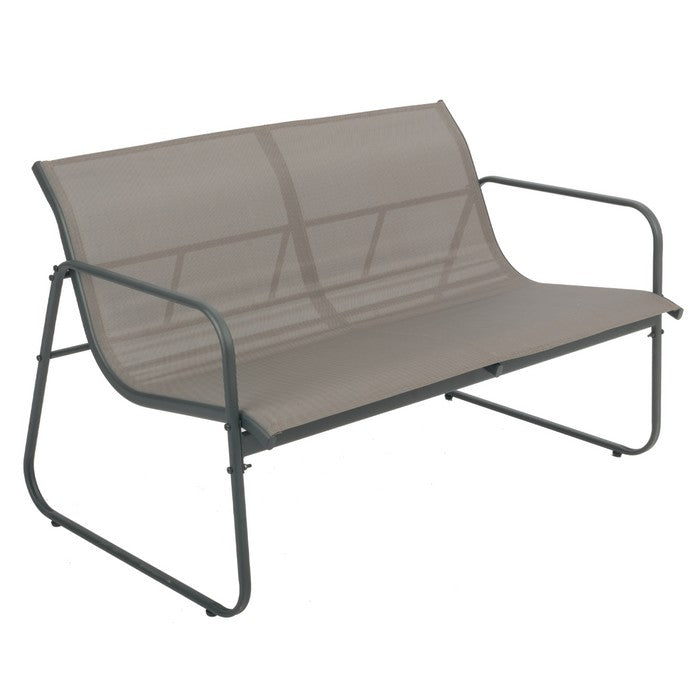 Salotto da giardino in metallo con divano, poltrone e tavolino - Eden - BEST - 63755555602810