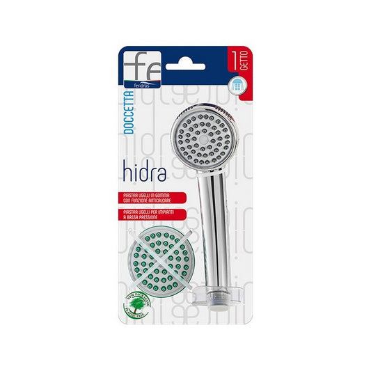 Doccetta in ABS cromato monofunzione con ricambio - Hidra - FERIDRAS - 64631908794746
