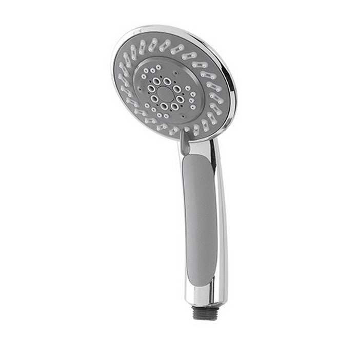 Doccetta in ABS cromo grigio 5 funzioni - Hidra