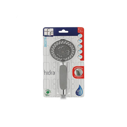Doccetta in ABS cromo grigio 5 funzioni - Hidra - FERIDRAS - 64631911907706