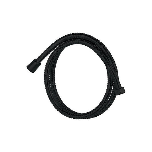 Tubo laccio per doccia in acciaio nero opaco - Hidra - FERIDRAS - 64631925375354