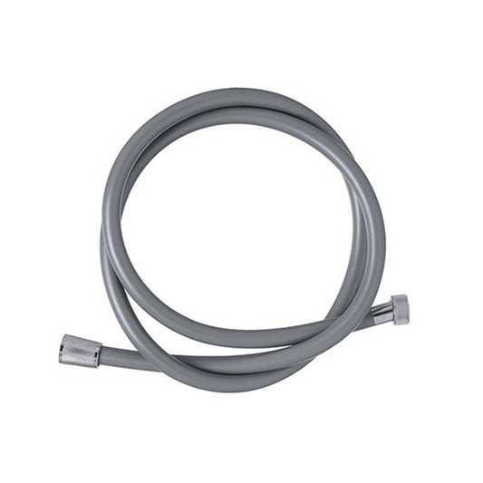 Tubo laccio doccia in PVC grigio 200 cm con sistema antitorsione - Hidra - FERIDRAS - 64631938941306