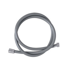 Tubo laccio doccia in PVC grigio 200 cm con sistema antitorsione - Hidra