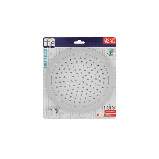 Soffione doccia tondo ultraslim in ABS cromo 24 cm - Hidra - FERIDRAS - 64631977345402