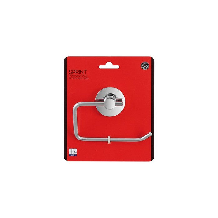 Porta rotolo in cromall e ABS cromato da muro - Sprint - FERIDRAS - 64631988879738