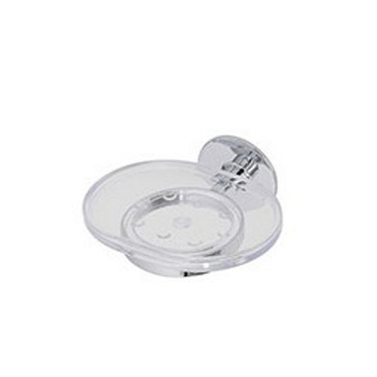 Portasapone in acciaio cromato e ABS - Idea - FERIDRAS - 64632027906426