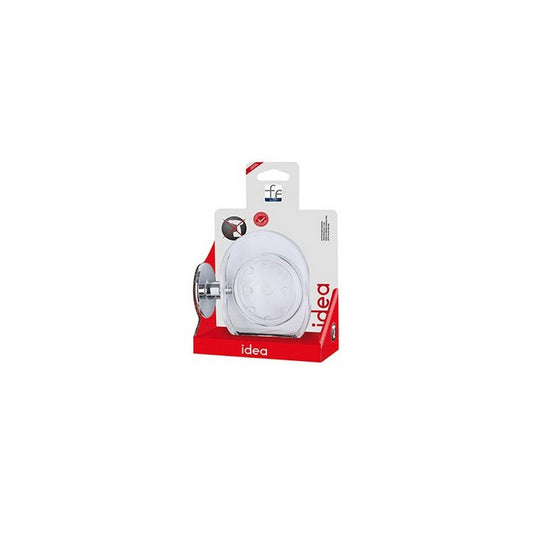 Portasapone in acciaio cromato e ABS - Idea - FERIDRAS - 64632027906426