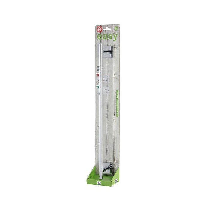 Porta asciugamani in acciaio cromato - Easy - FERIDRAS - 64632067555706