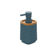 Dispenser per sapone in ABS e bamboo - Alabama