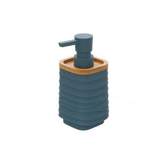 Dispenser per sapone in ABS e bamboo - Alabama