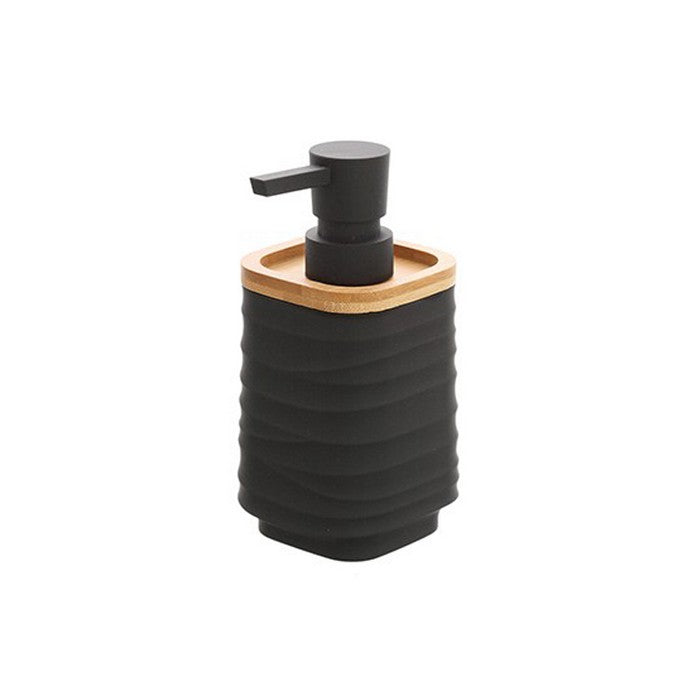 Dispenser per sapone in ABS e bamboo - Alabama - FERIDRAS - 64632271667578