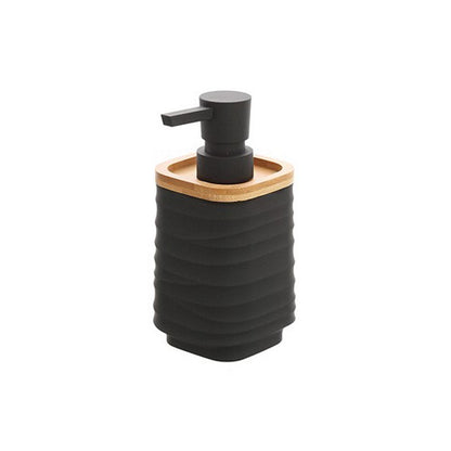 Dispenser per sapone in ABS e bamboo - Alabama