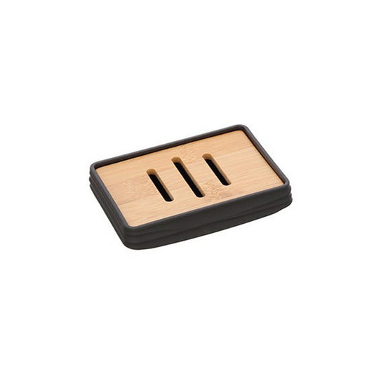 Porta sapone in ABS e bamboo - Alabama - FERIDRAS - 64632274059642