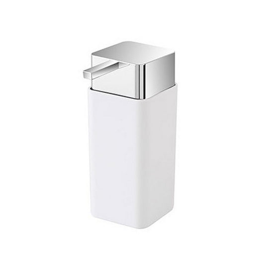 Dispenser quadrato per sapone in plastica - Star - FERIDRAS - 64632141185402