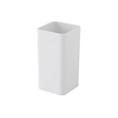 Porta spazzolini quadrato in plastica - Star