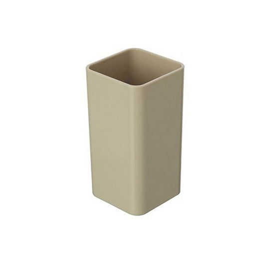 Porta spazzolini quadrato in plastica - Star - FERIDRAS - 64632143937914