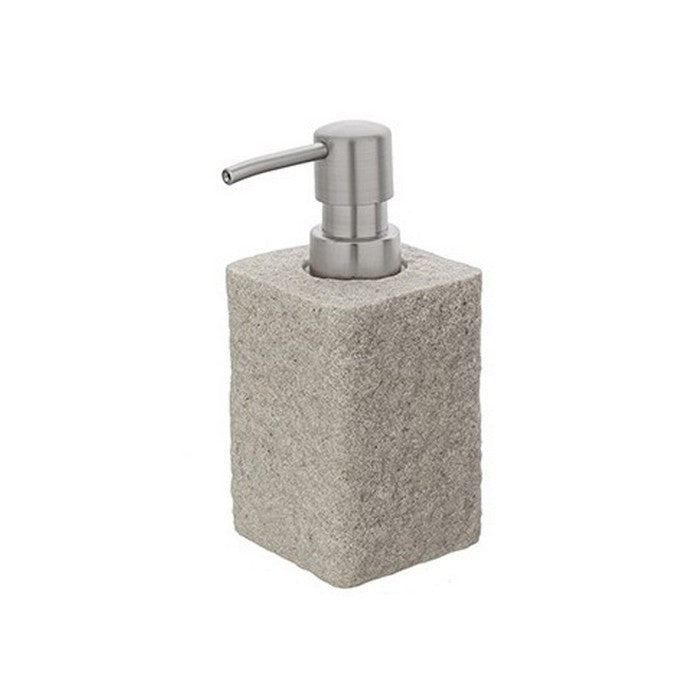 Dispenser per sapone quadrato effetto pietra - Sabbia - FERIDRAS - 64632171135354