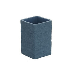 Porta spazzolini quadrato effetto pietra - Sabbia