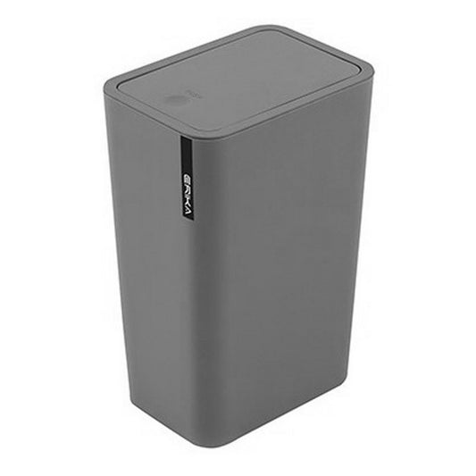 Pattumiera in plastica con coperchio push 8 litri - Erika - FERIDRAS - 64632199905658