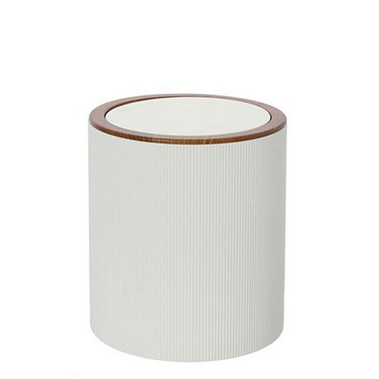 Pattumiera tonda da bagno in plastica 5 litri - London - FERIDRAS - 64632210850170