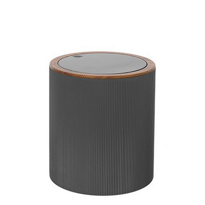 Pattumiera tonda da bagno in plastica 5 litri - London - FERIDRAS - 64632211538298