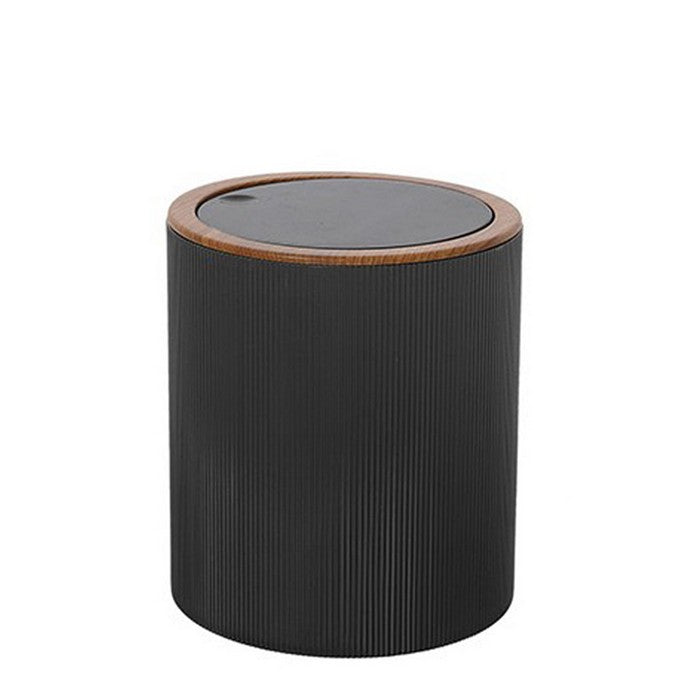 Pattumiera tonda da bagno in plastica 5 litri - London - FERIDRAS - 64632213766522