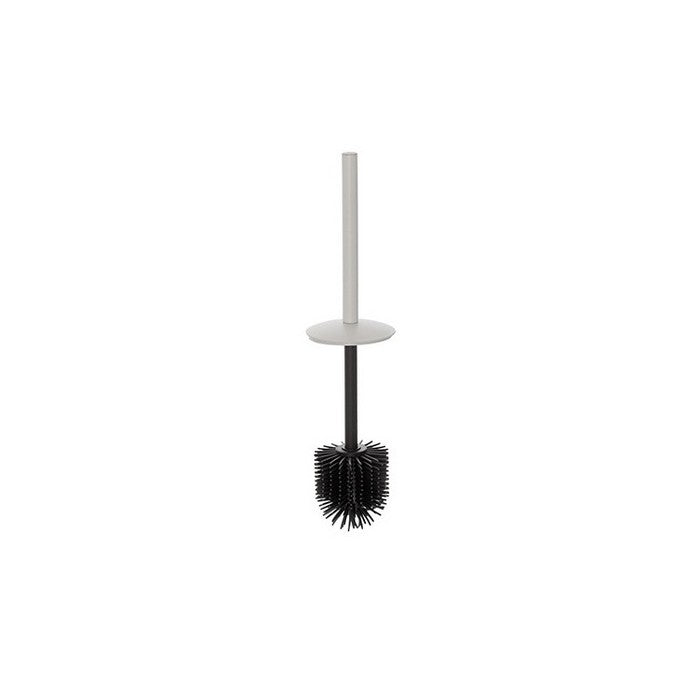 Porta scopino in acciaio con ciuffo in silicone - Principe - FERIDRAS - 64632225530234