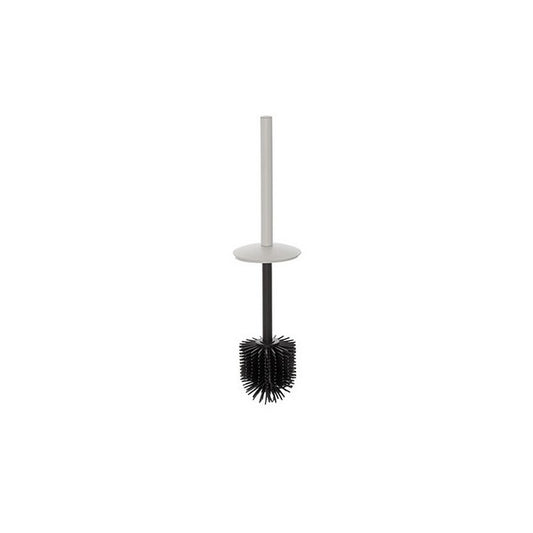 Porta scopino in acciaio con ciuffo in silicone - Principe - FERIDRAS - 64632225530234