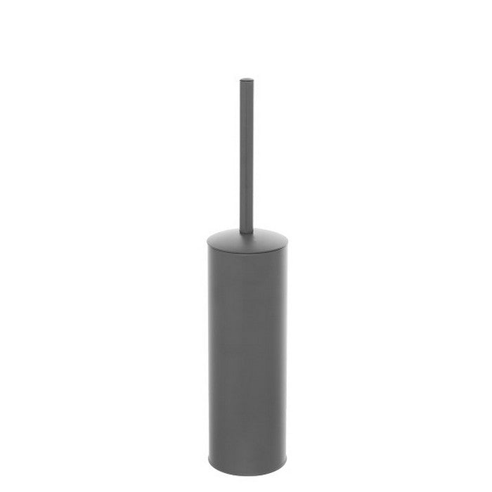 Porta scopino in acciaio con ciuffo in silicone - Principe - FERIDRAS - 64632228774266