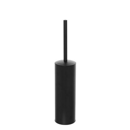 Porta scopino in acciaio con ciuffo in silicone - Principe