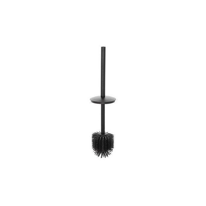 Porta scopino in acciaio con ciuffo in silicone - Principe - FERIDRAS - 64632230084986