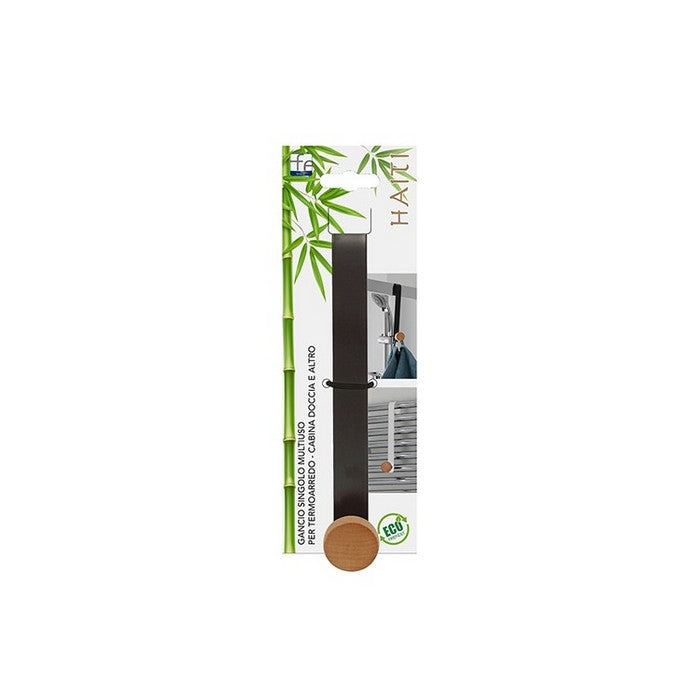 Gancio singolo in metallo e bamboo - Haiti - FERIDRAS - 64632246763898